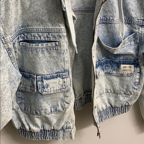 Urban Outfitters BDG Acid Wash Bomber Jacket - Picture 6 of 9